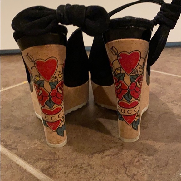 Gucci ♥️ Very Rare! Gucci Wedge tattoo - Picture 3 of 6